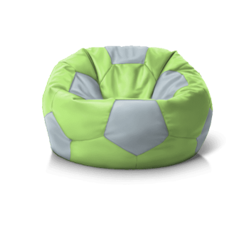 Крісло м''яч LightGreen + Grey' від виробника — безкаркасні меблі з доставкою по всій Україні.